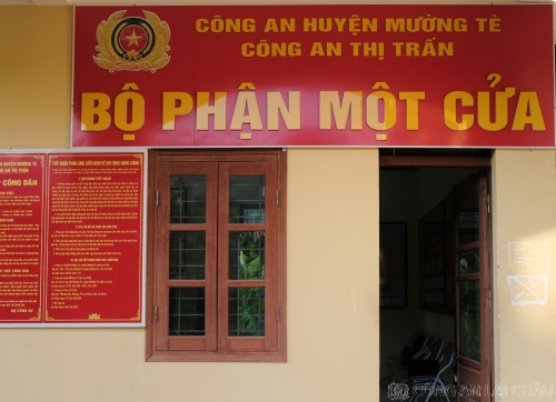 Hiệu quả Mô hình cải cách hành chính "Bộ phận một cửa" tại Công an thị trấn Mường Tè, huyện Mường Tè