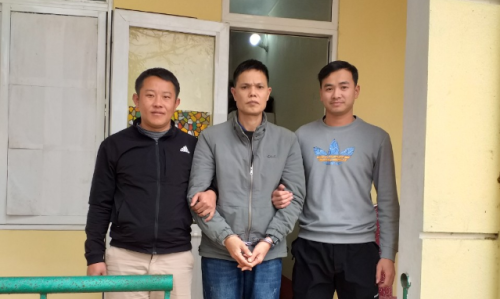 Bắt đối tượng truy nã tại xã Khâm Thành, huyện Trùng Khánh, tỉnh Cao Bằng.