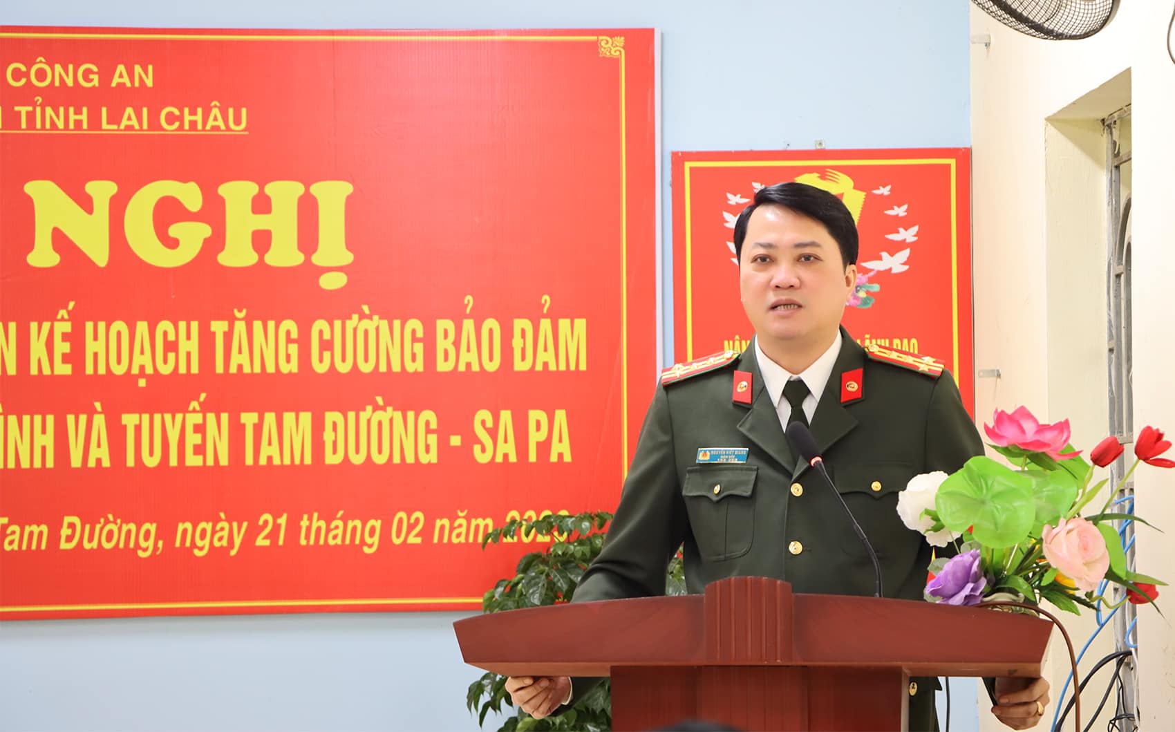 Tăng cường bảo đảm ANTT địa bàn xã Sơn Bình và tuyến Tam Đường