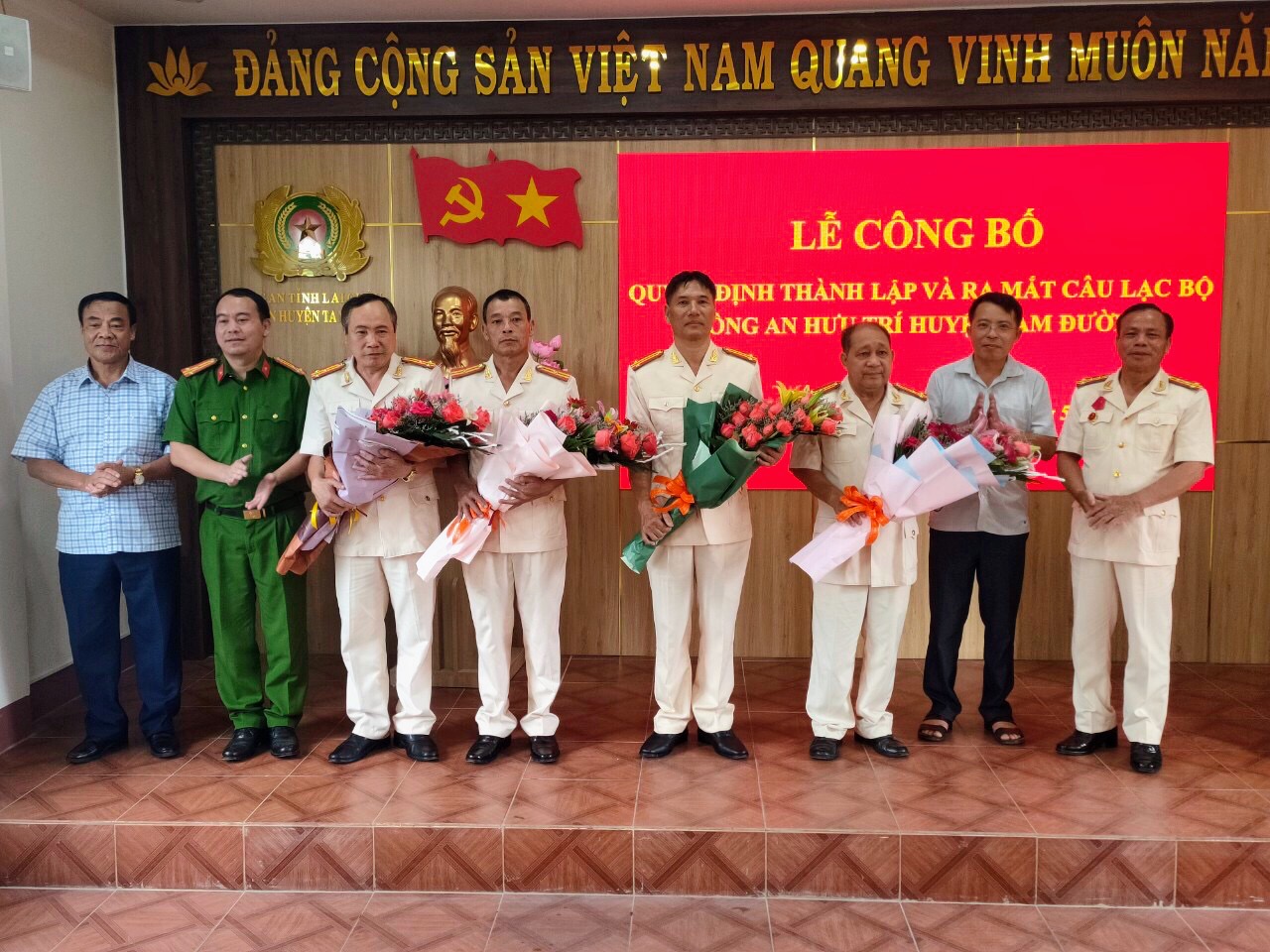 Ra mắt Câu lạc bộ Công an hưu trí huyện Tam Đường
