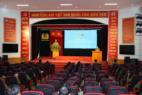 Hội nghị Tổng kết phong trào thanh niên CAND học tập thực hiện sáu điều Bác Hồ dạy