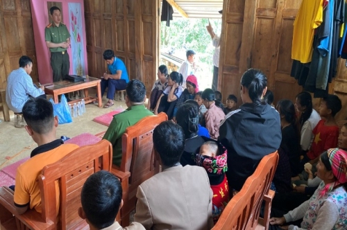 Tuyên truyền, phổ biến giáo dục pháp luật về XNC và phòng chống XNC trái phép tại xã Pa Vệ Sử