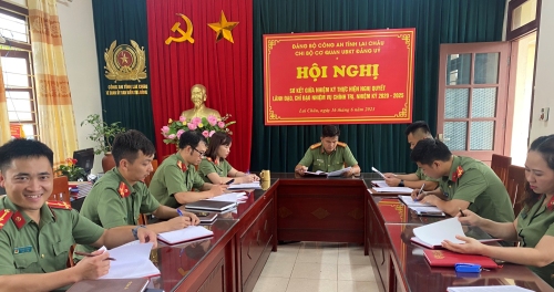 Chi bộ cơ quan UBKT Đảng ủy tổ chức hội nghị sơ kết giữa nhiệm kỳ 2020 - 2025