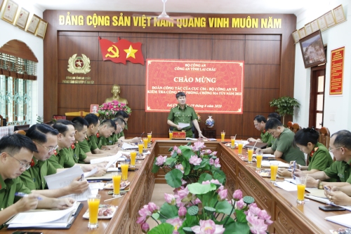 Thiếu tướng Nguyễn Văn Viện – Cục trưởng Cục Cảnh sát điều tra tội phạm về ma túy (Bộ Công an) kết luận buổi kiểm tra Phòng Cảnh sát điều tra tội phạm về ma túy