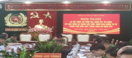 Hội nghị trực tuyến sơ kết công tác kiểm tra, giám sát, thi hành kỷ luật đảng 6 tháng đầu năm 2023