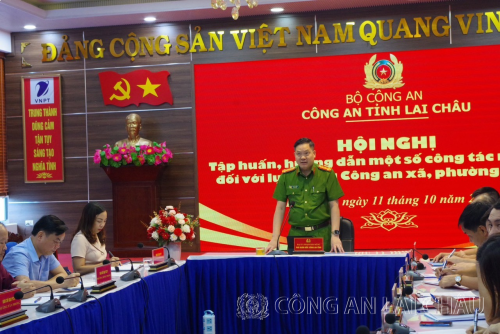 Chú trọng bồi dưỡng nghiệp vụ cho lực lượng Công an cấp xã