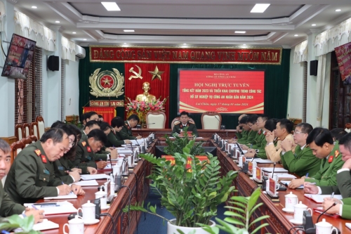 Hội nghị tổng kết năm 2023 và triển khai  Chương trình công tác hồ sơ nghiệp vụ CAND năm 2024