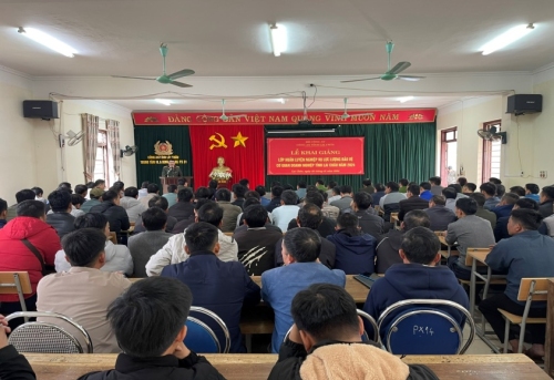 117 học viên tham gia khai giảng lớp tập huấn nghiệp vụ bảo vệ cơ quan, doanh nghiệp