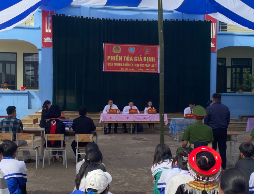 Sìn Hồ: Phiên Tòa giả định tuyên truyền phòng chống tảo hôn