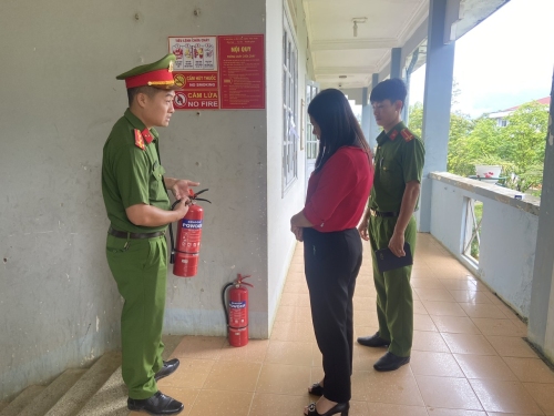 Đảm bảo an toàn PCCC và CNCH tại các điểm thi tốt nghiệp THPT năm 2024