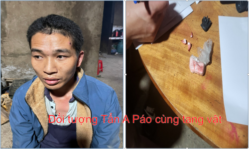 CAX Tả Phìn bắt quà tang 01 đối tượng mua bán trái phép chất ma tuý