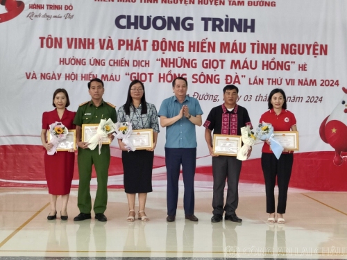 Tuổi trẻ Công an Tam Đường tích cực hiến máu tình nguyện