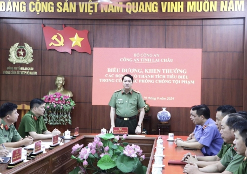 Biểu dương, khen thưởng các đơn vị có thành tích tiêu biểu trong công tác PCTP