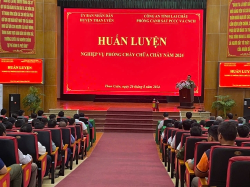 Huấn luyện, bồi dưỡng nghiệp vụ PCCC cho lực lượng ở cơ sở