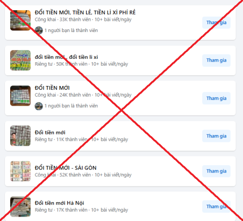 Cảnh báo thủ đoạn lừa đảo đổi tiền mới trên mạng xã hội