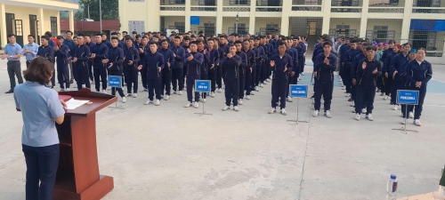 Phòng Cảnh sát điều tra tội phạm về ma túy tổ chức giải thể thao cho học viên tại Cơ sở cai nghiện ma túy
