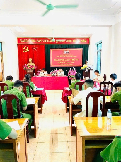 Chi bộ Phân trại quản lý phạm nhân Đại hội trực thuộc nhiệm kỳ 2025-2027
