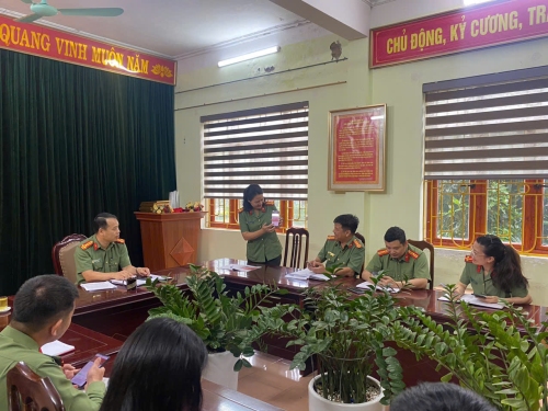 Phòng An ninh đối ngoại tổ chức nghiên cứu, tham gia ý kiến dự thảo Hiến pháp
