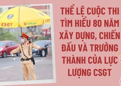 Phát động Cuộc thi “Tìm hiểu truyền thống 80 năm xây dựng, chiến đấu và trưởng thành của lực lượng Cảnh sát giao thông”