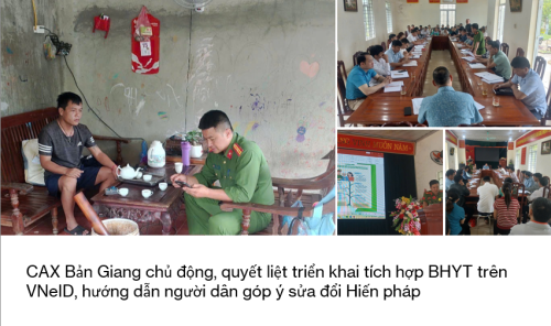 Bản Giang chủ động, quyết liệt triển khai tích hợp BHYT trên VNeID và lấy ý kiến sửa đổi Hiến pháp