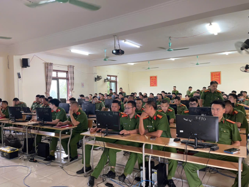 Công an tỉnh Lai Châu tập huấn sử dụng phiên bản tái cấu trúc phần mềm điều tra hình sự