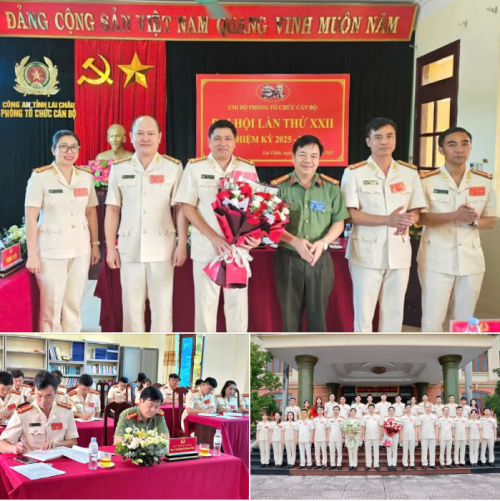 Lực lượng Tổ chức cán bộ, Công an Lai Châu sẵn sàng tâm thế bước vào thời điểm lịch sử mới, kỷ nguyên mới “Kỷ nguyên vươn mình của dân tộc Việt Nam”