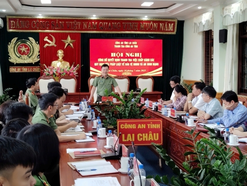 Công bố Quyết định thanh tra việc chấp hành các quy định của pháp luật về bảo vệ bí mật nhà nước và an ninh mạng