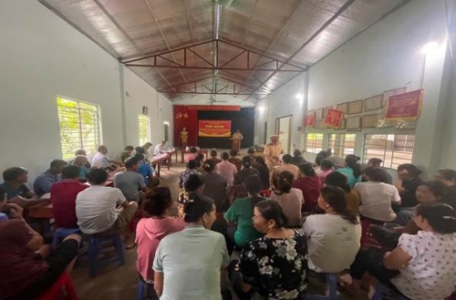 Tăng cường công tác tuyên truyền Luật trật tự an toàn giao thông trong các khu dân cư trên địa bàn