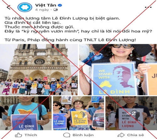Việt Tân và “quân bài Lê đình lượng”