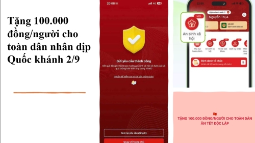 Tặng 100.000 đồng/người cho toàn dân nhân dịp Quốc khánh 2/9