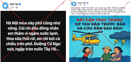 Cảnh giác trước thủ đoạn lợi dụng thiên tai  để chống phá Đảng, Nhà nước