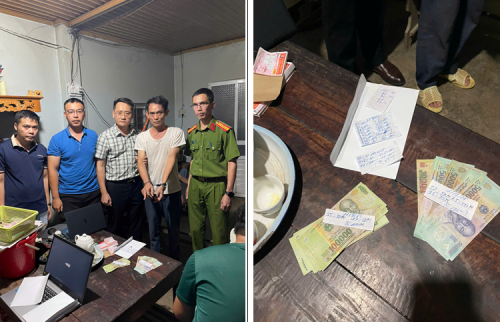 Cơ quan Cảnh sát điều tra - Công an tỉnh Lai Châu thi hành Lệnh Cấm đi khỏi nơi cư trú đối với Vũ Ngọc Đoán