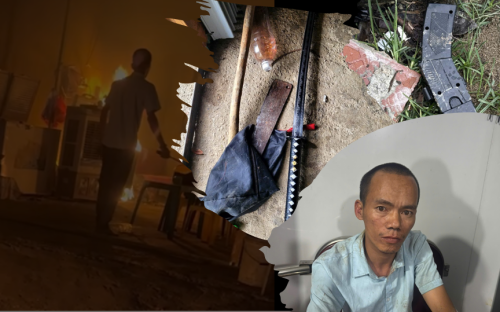 CAX Mường Kim mưu trí, dũng cảm khống chế đối tượng mang hung khí cố thủ sau khi gây án