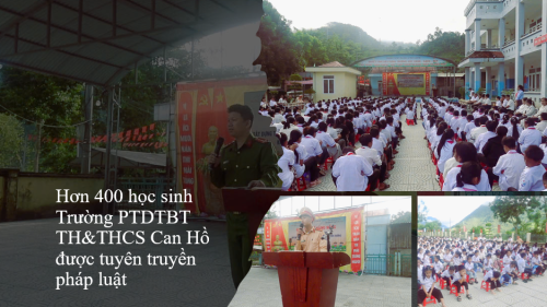 Bum Tở: Tuyên truyền pháp luật về an ninh trật tự và an toàn giao thông cho hơn 400 giáo viên, học sinh