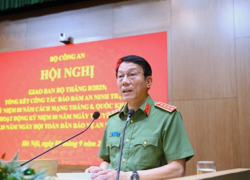 Quán triệt sâu sắc chỉ đạo của đồng chí Bộ trưởng tại Hội nghị giao ban Bộ Công an tháng 8/2025