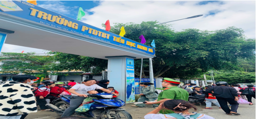 Khun Há: Siết chặt trật tự an toàn giao thông khu vực cổng trường