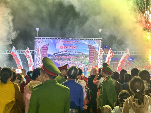 Công an xã Bum Tở bảo đảm an ninh, trật tự Ngày hội Văn hoá – Thể thao & Du lịch năm 2025