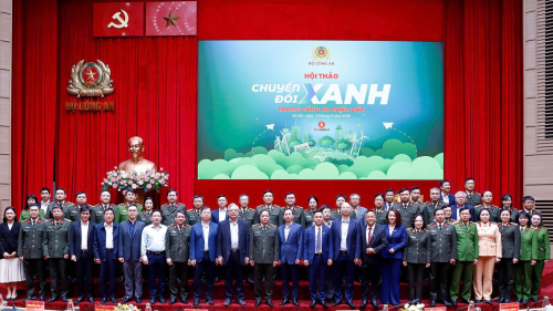 ​​​​​​​Thứ trưởng Đặng Hồng Đức: Lực lượng Công an Nhân dân phải tiên phong thực hiện chuyển đổi xanh trong và ngoài ngành