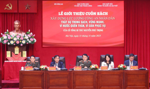 Ra mắt cuốn sách của cố Tổng Bí thư Nguyễn Phú Trọng – "Kim chỉ nam" cho sự nghiệp xây dựng lực lượng CAND