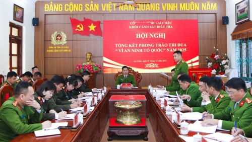 Cum thi đua Khối cảnh sát điều tra tổng kết phong trào thi đua "Vì an ninh Tổ quốc"
