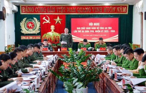 Hội nghị lần thứ Ba, khóa XVIII của Ban Chấp hành Đảng bộ Công an tỉnh nhiệm kỳ 2025 - 2030