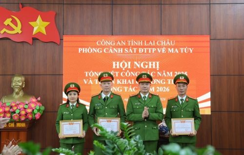 các tập thể có thành tích xuất sắc trong phong trào thi đua "Vì an ninh Tổ quốc" năm 2025