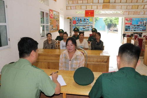 Tiếp nhận 06 công dân xuất cảnh trái phép do phía Trung Quốc trao trả qua Cửa khẩu Ma Lù Thàng