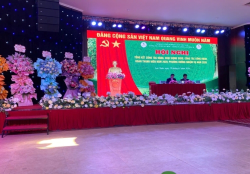 Công tác phối hợp đảm bảo an ninh chính trị nội bộ, An ninh kinh tế góp phần thúc đẩy sản xuất kinh doanh dự án phát triển cây cao su năm 2025.