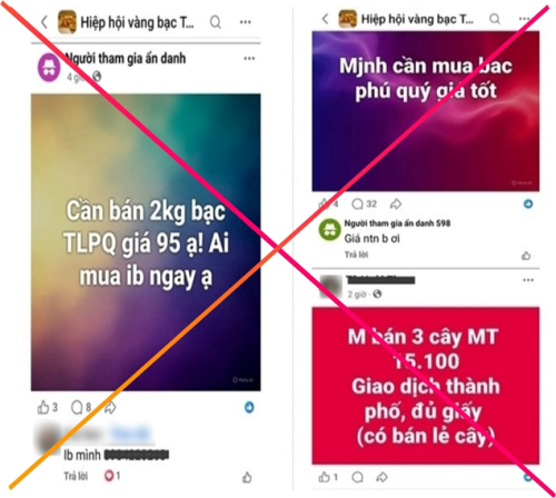 Cảnh báo thủ đoạn lừa đảo mua bán vàng, bạc online trên không gian mạng