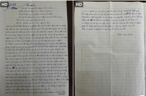 Khát vọng làm lại cuộc đời qua bức thư gửi lực lượng Công an Lai Châu