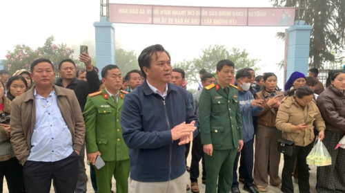 Công an xã Dào San phối hợp tổ chức buổi Lễ tiễn tân binh lên đường nhập ngũ năm 2026