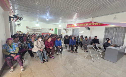 Quang cảnh buổi tuyên truyền