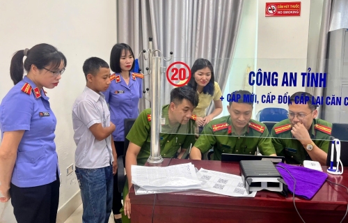 Phòng Cảnh sát QLHC về TTXH, phối hợp Viện kiểm sát nhân dân tỉnh và cơ sở bảo trợ thống nhất thông tin trong cơ sở dữ liệu quốc gia về dân cư của các học viên tại cơ sở.