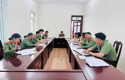 Phòng Quản lý xuất nhập cảnh tổ chức hội nghị quán triệt Nghị quyết số 02-NQ/ĐUCA của Đảng ủy công an trung ương